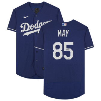 Dustin May Royal Los Angeles Dodgers Autographed Nike Authentic Jersey