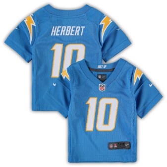 Infant Nike Justin Herbert Powder Blue Los Angeles Chargers Game Jersey