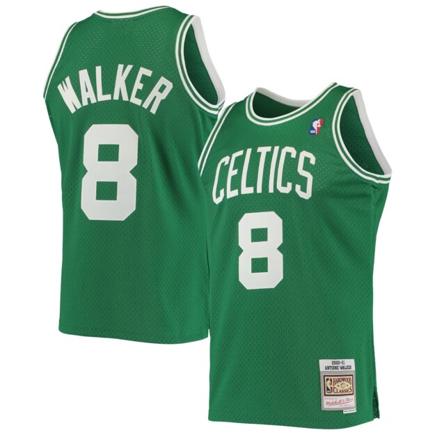 Men's Mitchell & Ness Antoine Walker Kelly Green Boston Celtics Hardwood Classics Swingman Jersey