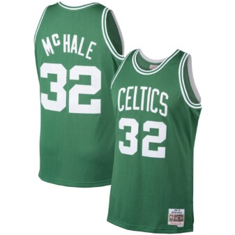 Men's Mitchell & Ness Kevin McHale Kelly Green Boston Celtics 1985-86 Hardwood Classics Swingman Player Jersey