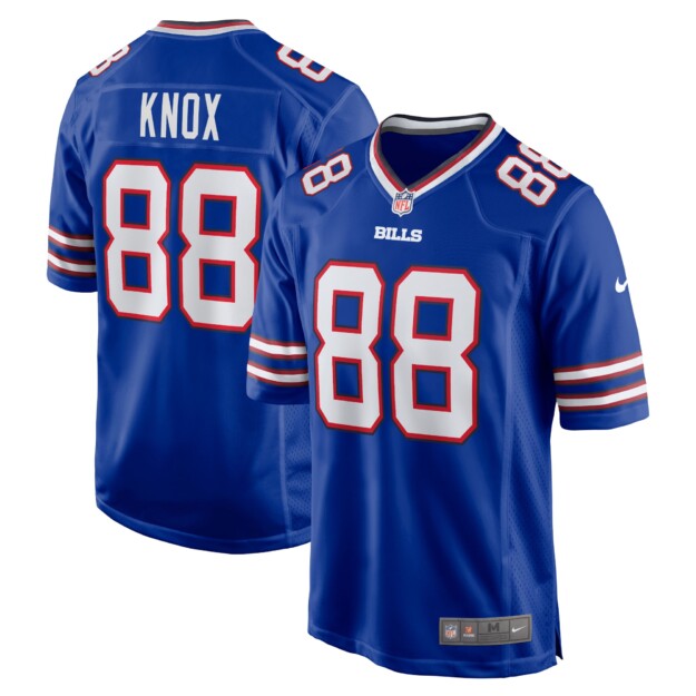 Men's Nike Dawson Knox Royal Buffalo Bills Game Jersey