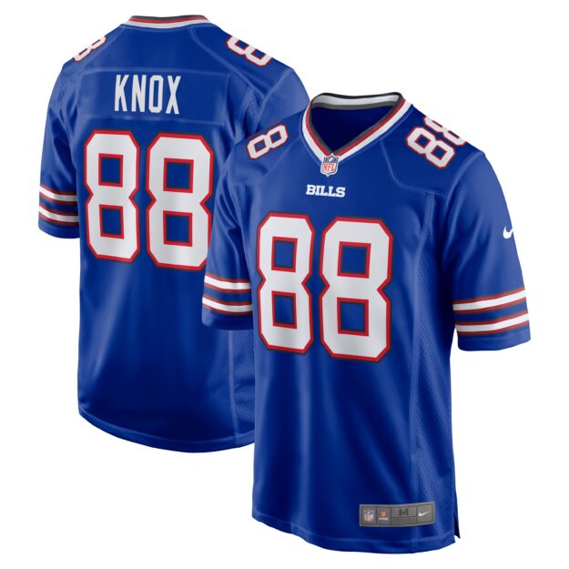 Men's Nike Dawson Knox Royal Buffalo Bills Game Player Jersey