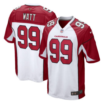 Men's Nike J.J. Watt White Arizona Cardinals Game Jersey