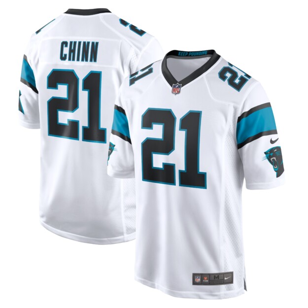 Men's Nike Jeremy Chinn White Carolina Panthers Game Jersey