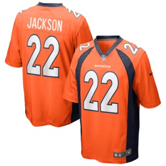 Men's Nike Kareem Jackson Orange Denver Broncos Game Jersey