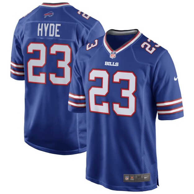 Men's Nike Micah Hyde Royal Buffalo Bills Game Player Jersey