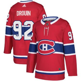Men's adidas Jonathan Drouin Red Montreal Canadiens Authentic Player Jersey
