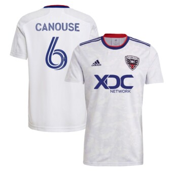 Men's adidas Russell Canouse White D.C. United 2022 The Marble Replica Player Jersey