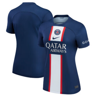 Women's Nike Blue Paris Saint-Germain 2022/23 Home Replica Blank Jersey