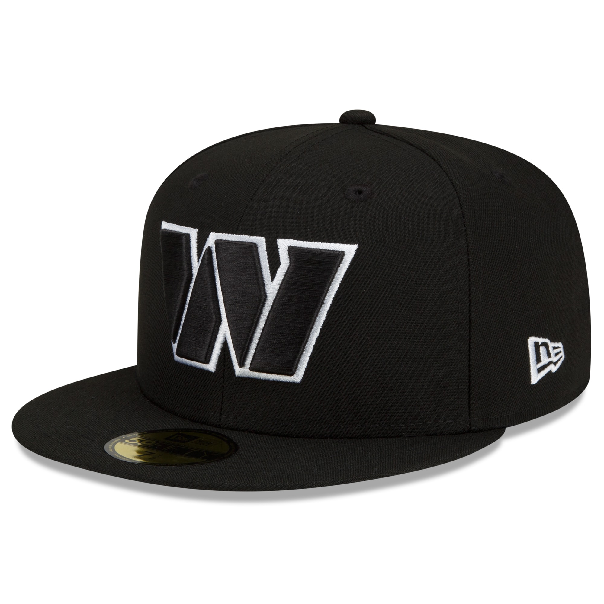 Men’s New Era Black Washington Commanders B-Dub 59FIFTY Fitted Hat ...