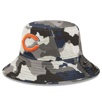 Men's New Era Camo Chicago Bears 2022 NFL Training Camp Official Bucket Hat