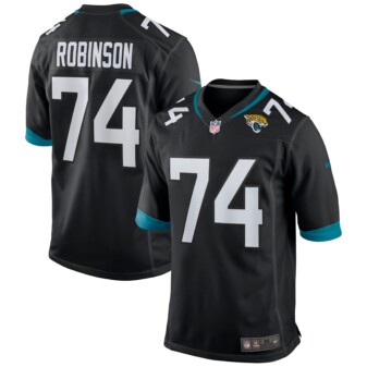 Men's Nike Cam Robinson Black Jacksonville Jaguars Game Jersey