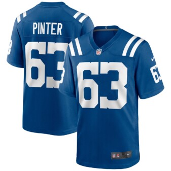 Men's Nike Danny Pinter Royal Indianapolis Colts Game Jersey