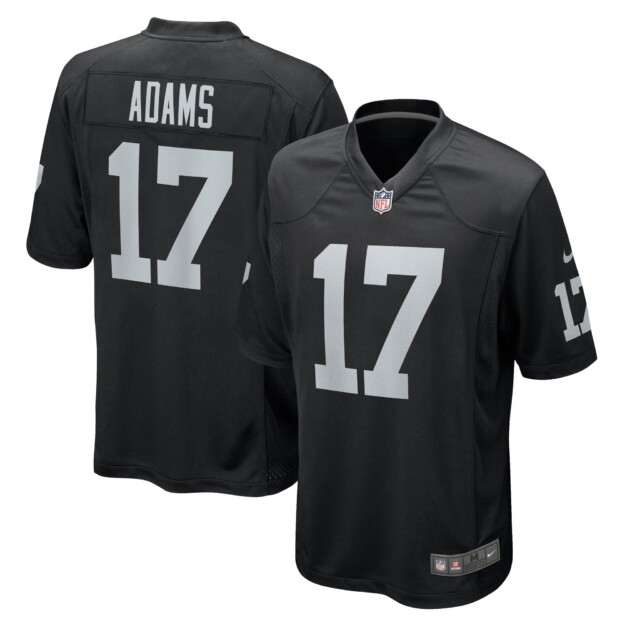 Men's Nike Davante Adams Black Las Vegas Raiders Game Jersey