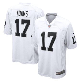 Men's Nike Davante Adams White Las Vegas Raiders Game Jersey