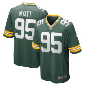 Men's Nike Devonte Wyatt Green Green Bay Packers 2022 NFL Draft First Round Pick Player Game Jersey