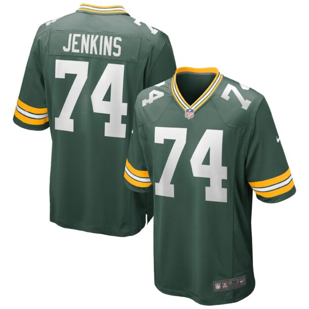 Men's Nike Elgton Jenkins Green Green Bay Packers Game Jersey