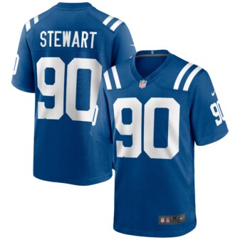 Men's Nike Grover Stewart Royal Indianapolis Colts Game Jersey