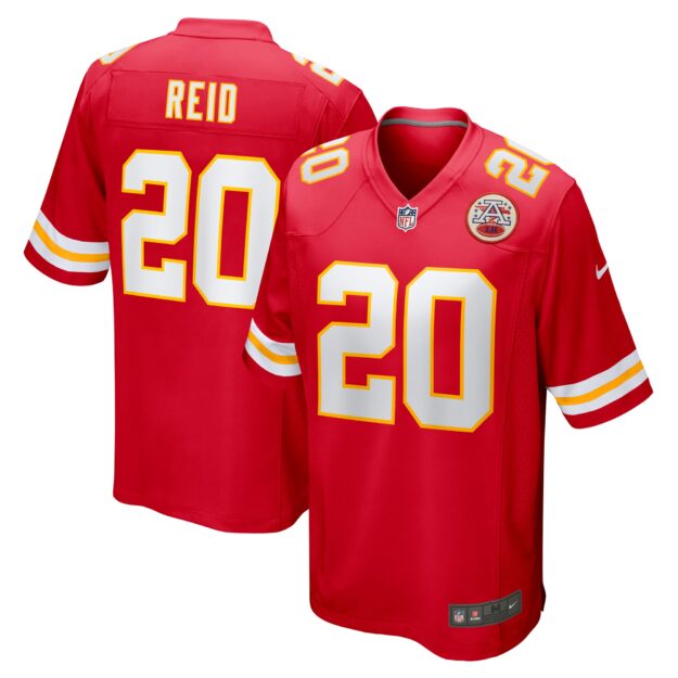 Men's Nike Justin Reid Red Kansas City Chiefs Game Jersey