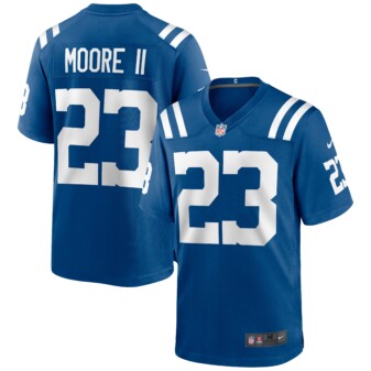 Men's Nike Kenny Moore II Royal Indianapolis Colts Game Jersey
