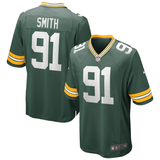 Men's Nike Preston Smith Green Green Bay Packers Game Jersey