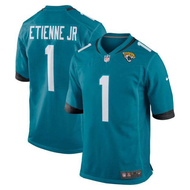 Men's Nike Travis Etienne Teal Jacksonville Jaguars Game Jersey