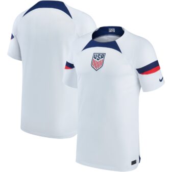 Men's Nike White USMNT 2022/23 Home Breathe Stadium Replica Blank Jersey