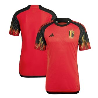 Men's adidas Red Belgium National Team 2022/23 Home Authentic Jersey