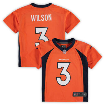 Preschool Nike Russell Wilson Orange Denver Broncos Game Jersey