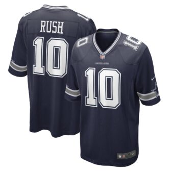 Men's Nike Cooper Rush Navy Dallas Cowboys Game Player Jersey