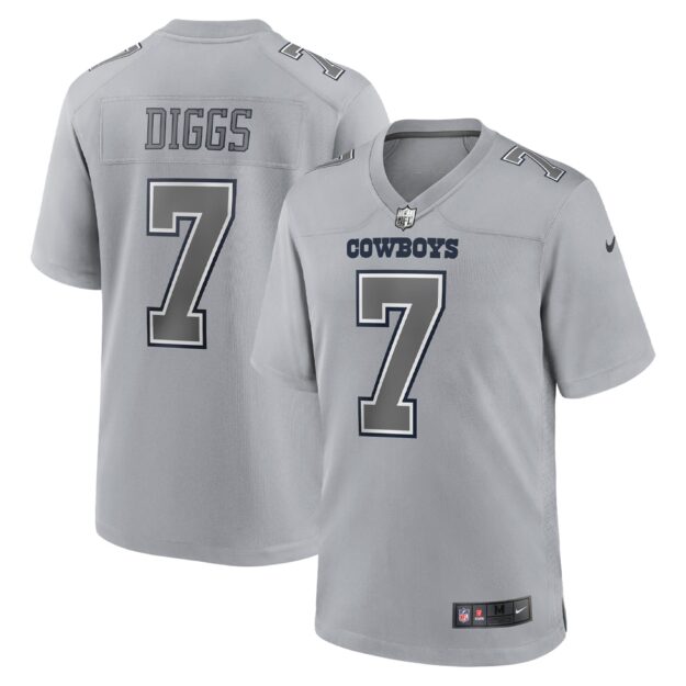 Men's Nike Trevon Diggs Gray Dallas Cowboys Atmosphere Fashion Game Jersey