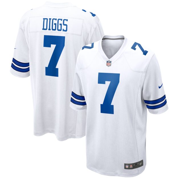 Men's Nike Trevon Diggs White Dallas Cowboys Game Jersey