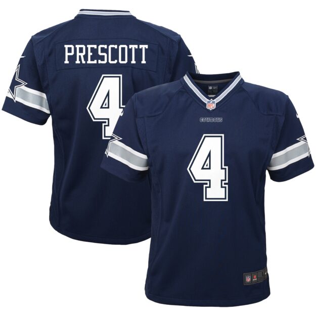 Toddler Nike Dak Prescott Navy Dallas Cowboys Team Game Jersey