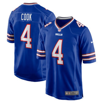 Men's Nike James Cook Royal Buffalo Bills Game Player Jersey