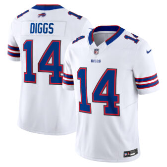 Men's Nike Stefon Diggs White Buffalo Bills Vapor F.U.S.E. Limited Jersey