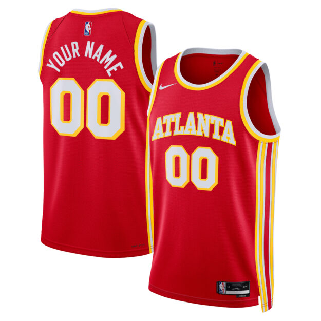 Unisex Nike Red Atlanta Hawks 2022/23 Swingman Custom Jersey - Icon Edition