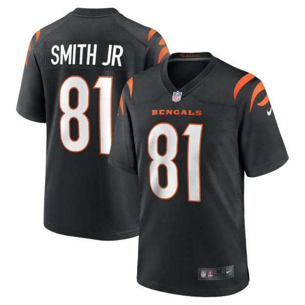 Men's Nike Irv Smith Jr. Black Cincinnati Bengals Game Jersey