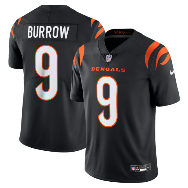 Men's Nike Joe Burrow Black Cincinnati Bengals Vapor Untouchable Limited Jersey