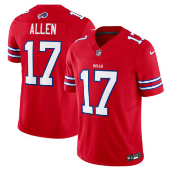 Men's Nike Josh Allen Red Buffalo Bills Vapor F.U.S.E. Limited Alternate 2 Jersey