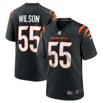 Men's Nike Logan Wilson Black Cincinnati Bengals Game Jersey