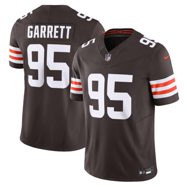 Men's Nike Myles Garrett Brown Cleveland Browns Vapor F.U.S.E. Limited Jersey