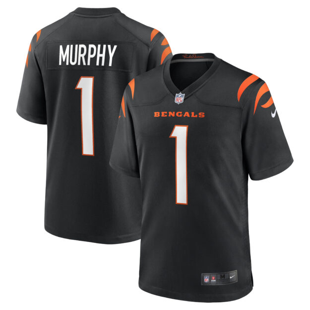 Men's Nike Myles Murphy Black Cincinnati Bengals 2023 NFL Draft First Round Pick Game Jersey