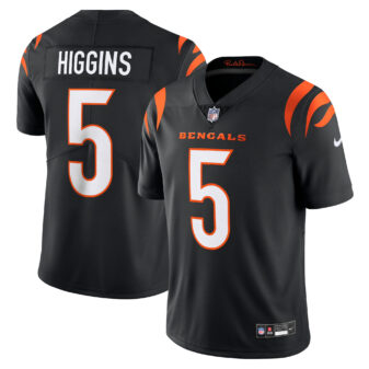 Men's Nike Tee Higgins Black Cincinnati Bengals Vapor Untouchable Limited Jersey