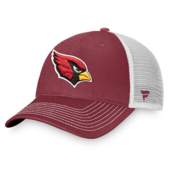 Men's Fanatics Branded Cardinal/White Arizona Cardinals Fundamental Trucker Unstructured Adjustable Hat