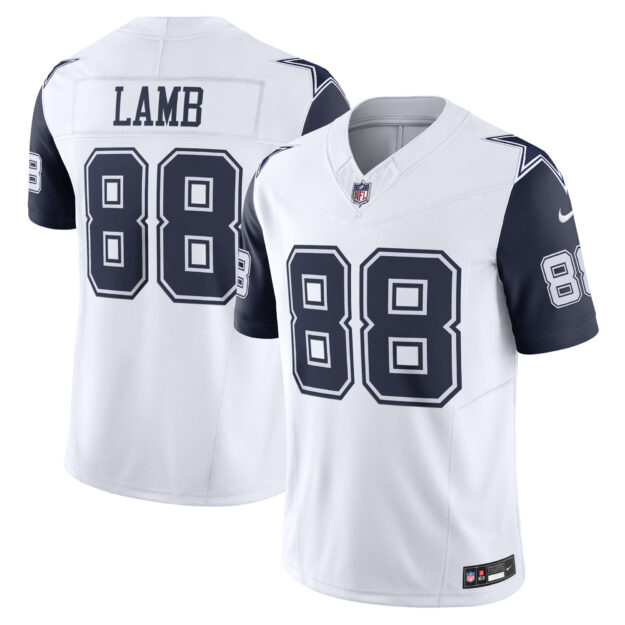 Men's Nike CeeDee Lamb White Dallas Cowboys Vapor F.U.S.E. Limited Jersey