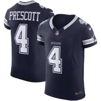 Men's Nike Dak Prescott Navy Dallas Cowboys Vapor F.U.S.E. Elite Jersey