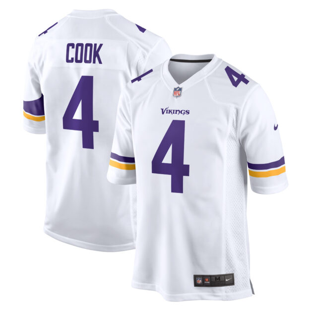 Men's Nike Dalvin Cook White Minnesota Vikings Game Jersey