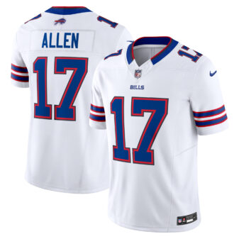 Men's Nike Josh Allen White Buffalo Bills Vapor F.U.S.E. Limited Jersey