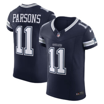 Men's Nike Micah Parsons Navy Dallas Cowboys Vapor F.U.S.E. Elite Jersey