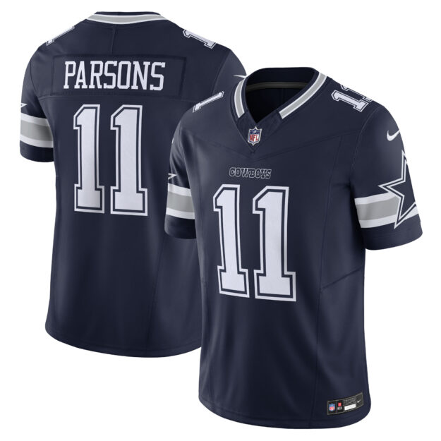 Men's Nike Micah Parsons Navy Dallas Cowboys Vapor F.U.S.E. Limited Jersey